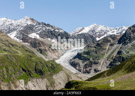 Gepatsch Glacier in Kaunertal Stock Photo