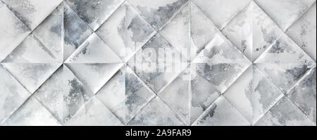 Decorative pattern with faded geometric shapes Stock Photo