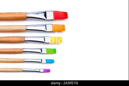 Colorful paintbrush Stock Photo