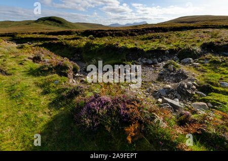 Landscape on the A'Mhoine Peninsula Sutherland Scotland UK Stock Photo