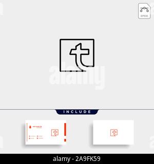 Letter T TT Logo Design Simple Vector Stock Vector