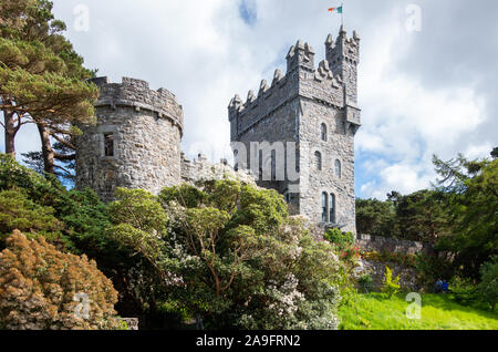 Castle in Glenveagh National park County Donegal Ireland Stock Photo