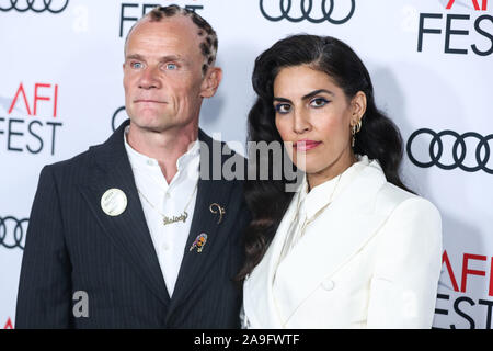 Hollywood, United States. 14th Nov, 2019. HOLLYWOOD, LOS ANGELES, CALIFORNIA, USA - NOVEMBER 14: Flea arrives at the AFI FEST 2019 - Opening Night Gala - Premiere Of Universal Pictures' 'Queen And Slim' held at the TCL Chinese Theatre IMAX on November 14, 2019 in Hollywood, Los Angeles, California, United States. (Photo by Xavier Collin/Image Press Agency) Credit: Image Press Agency/Alamy Live News Stock Photo