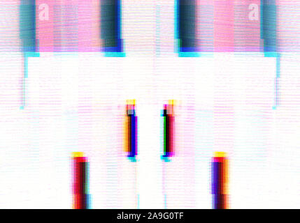 Abstract background with glitch scanlines Stock Photo