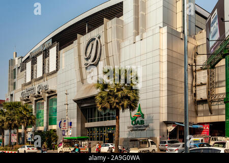 Diamond Plaza Shopping Mall, Mandalay, Myanmar. Stock Photo