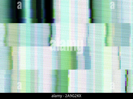 Abstract background with glitch scanlines Stock Photo