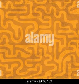 Seamless old maze pattern Stock Vector