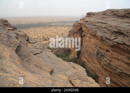 Dogon country : Bandiagara escarpment Stock Photo