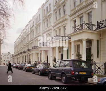 1992 Mayfair, London - Rutland Gate Stock Photo