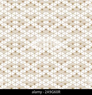 Beautiful Seamless japanese pattern kumiko for shoji screen, great design for any purposes. Japanese pattern background vector. Japanese traditional w Stock Vector