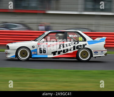 Harry Whale, Nick Whale, BMW M3 E30, Historic Touring Car Challenge, 1966-1990, Silverstone Classic, July 2019, Silverstone, Northamptonshire, England Stock Photo