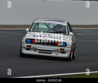 Harry Whale, Nick Whale, BMW M3 E30, Historic Touring Car Challenge, 1966-1990, Silverstone Classic, July 2019, Silverstone, Northamptonshire, England Stock Photo