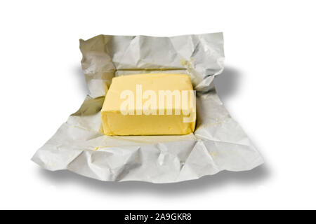 Teebutter in der Verpackung Stock Photo