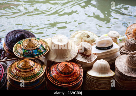 Asien, Thailand, schwimmender Markt, Damnoen Saduak, Stock Photo