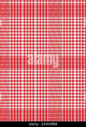 Seamless goose foot pattern,red background,geometric shapes. - vector Stock Vector