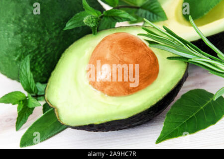 Avocado close up Stock Photo