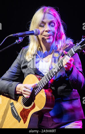 Milan Italy. 15 November 2019. The american singer-songwriter and actress RICKIE LEE JONES performs live on stage at Fabrique to present her new album 'Kicks'. Stock Photo