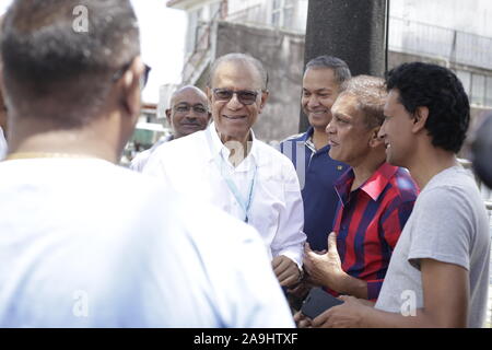 Dr. Navinchandra Ramgoolam, GCSK, FRCP (born 14 July 1947) is a Mauritian politician who was Prime Minister of Mauritius from 2005 to 2014 and leader Stock Photo