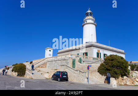 Lighthouse at Cape Formentor, Mallorca, Balearic islands, Spain Stock Photo