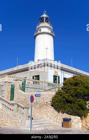 Lighthouse at Cape Formentor, Mallorca, Balearic islands, Spain Stock Photo