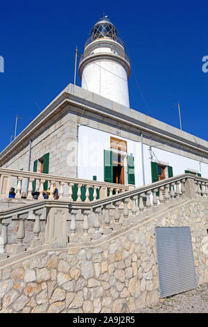 Lighthouse at Cape Formentor, Mallorca, Balearic islands, Spain Stock Photo