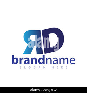 RD Letter Logo Template stock template Stock Photo