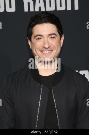 Premiere Of Fox Searchlights' 'Jojo Rabbit' Featuring: Jason Fuchs Where: Los Angeles, California, United States When: 16 Oct 2019 Credit: FayesVision/WENN.com Stock Photo