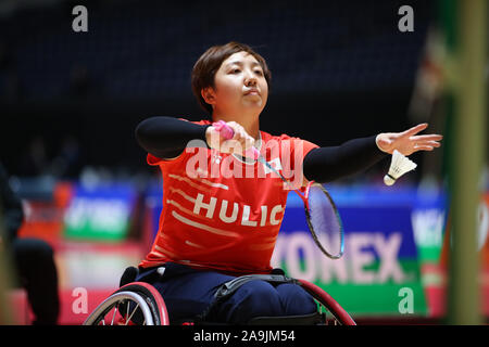 Tokyo, Japan. 15th Nov, 2019. Daisuke Fujihara (JPN) Badminton : HULIC ...