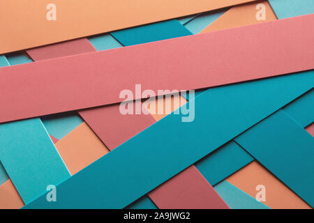 Geometrical composition with colored elements. Abstract background Stock Photo