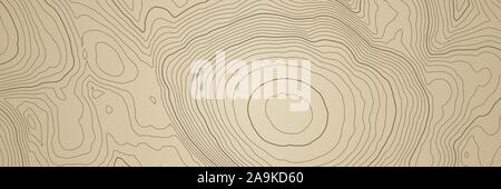 Abstract topographic map background with height lines Stock Vector