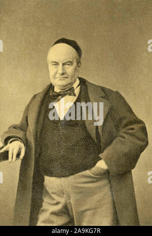 Portrait of the French writer and literary critic Charles Augustin de Sainte-Beuve Stock Photo