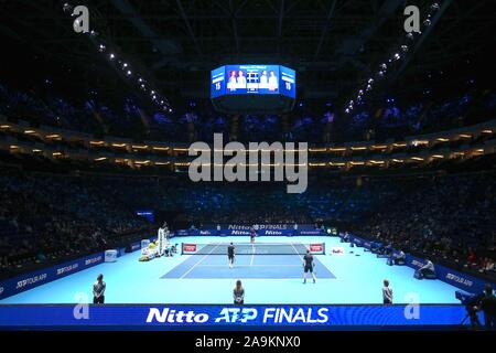 London, UK. 16th Nov, 2019. valid match for the ATP finals 2019 tournament held in London, England. Credit: Andre Chaco/FotoArena/Alamy Live News Stock Photo