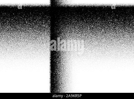 Abstract background with layers of scattered dots Stock Vector