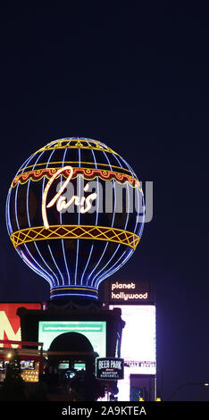 USA, LAS VEGAS-CIRCA AUGUST 2019--the strip of las vegas Stock Photo