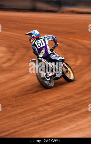 flat track in lelystand netherlands Stock Photo