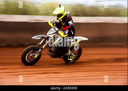 flat track in lelystand netherlands Stock Photo