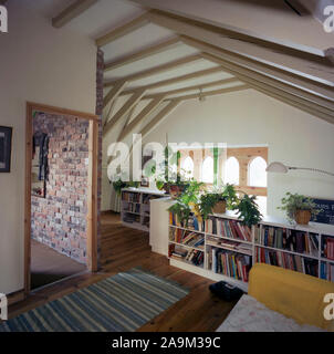 1985 Old House interior, West Yorkshire, Northern England, UK Stock Photo