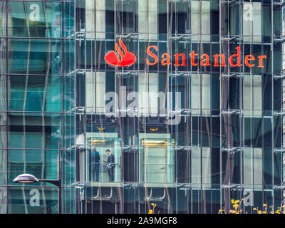 Santander London, Santander UK head office in Triton Square, Central London Stock Photo
