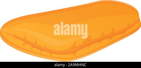 Soft blanket icon. Cartoon of soft blanket vector icon for web design isolated on white background Stock Vector