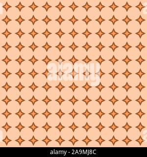 Abstract geometric pattern of brown diamonds vector design Stock Vector