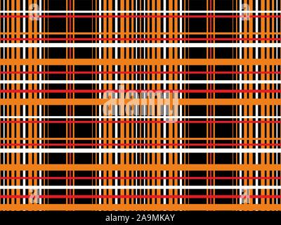 Plaid pattern of fabric. Textile figures. Seamless tartan background. - vector Stock Vector