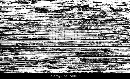 Old wood black and white texture Stock Vector