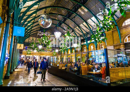 Interior of Covent Garden Market, London, UK