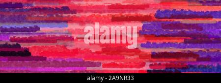 moderate pink, very dark violet and purple colors grunge texture graphic background with horizontal strokes Stock Photo