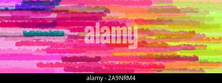 moderate pink, dark khaki and orchid colors grunge texture graphic background with horizontal strokes Stock Photo