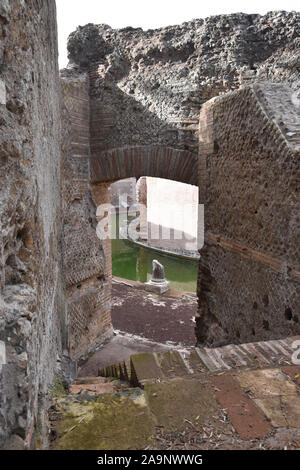 View of Tivoli from Hadrian's Villa (Villa Adriana; Villa Hadriana ...
