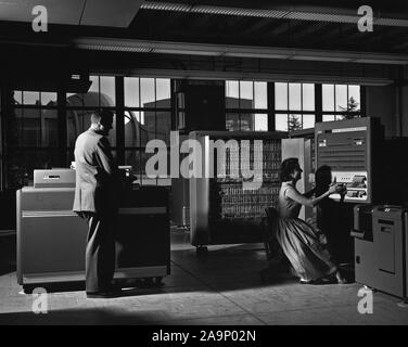 IBM 704 Computer Stock Photo - Alamy