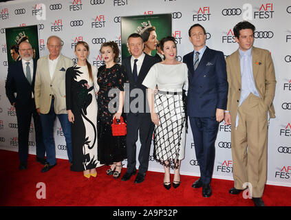 Los Angeles, USA. 17th Nov, 2019. Charles Dance, Erin Doherty, Helena Bonham Carter, Peter Morgan, Olivia Colman, Tobias Menzies, Josh OÕConnor 061 attends the 'The Crown' premiere during AFI FEST 2019 Presented By Audi at TCL Chinese Theatre on November 16, 2019 in Hollywood, California. Credit: Tsuni/USA/Alamy Live News