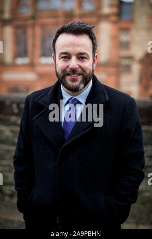 SDLP leader Colum Eastwood during a constituency profile ahead of the upcoming general election later this year on December 12th. Eastwood has insisted his party's 'uncomfortable' decision to stand aside for Sinn Fein in North Belfast is motivated by Brexit concerns rather than sectarianism. Stock Photo