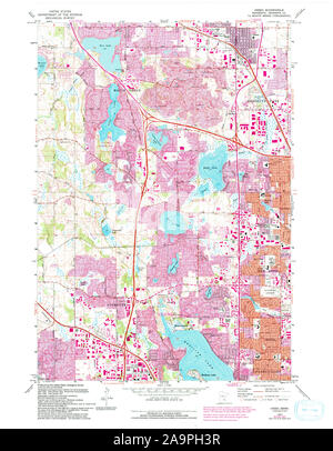 Osseo, Minnesota, map 1967, 1:24000, United States of America by ...